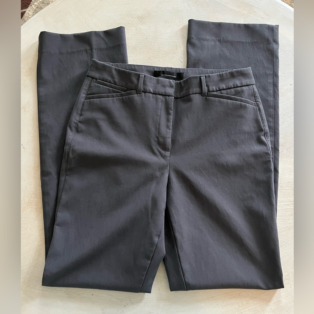 White House Black Market Gray Trousers